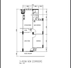 Blk 527 Jurong West Street 52 (Jurong West), HDB 3 Rooms #501400861